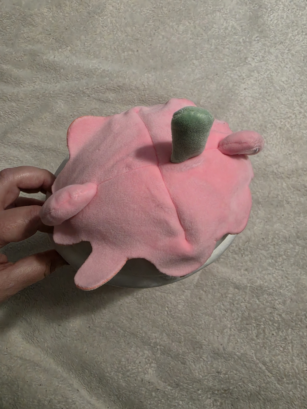 Kawaii Strawberry Bubble Tea Bear Plush Stuffed Animal - Picture 5 of 5